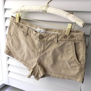 Twill Khaki shorts